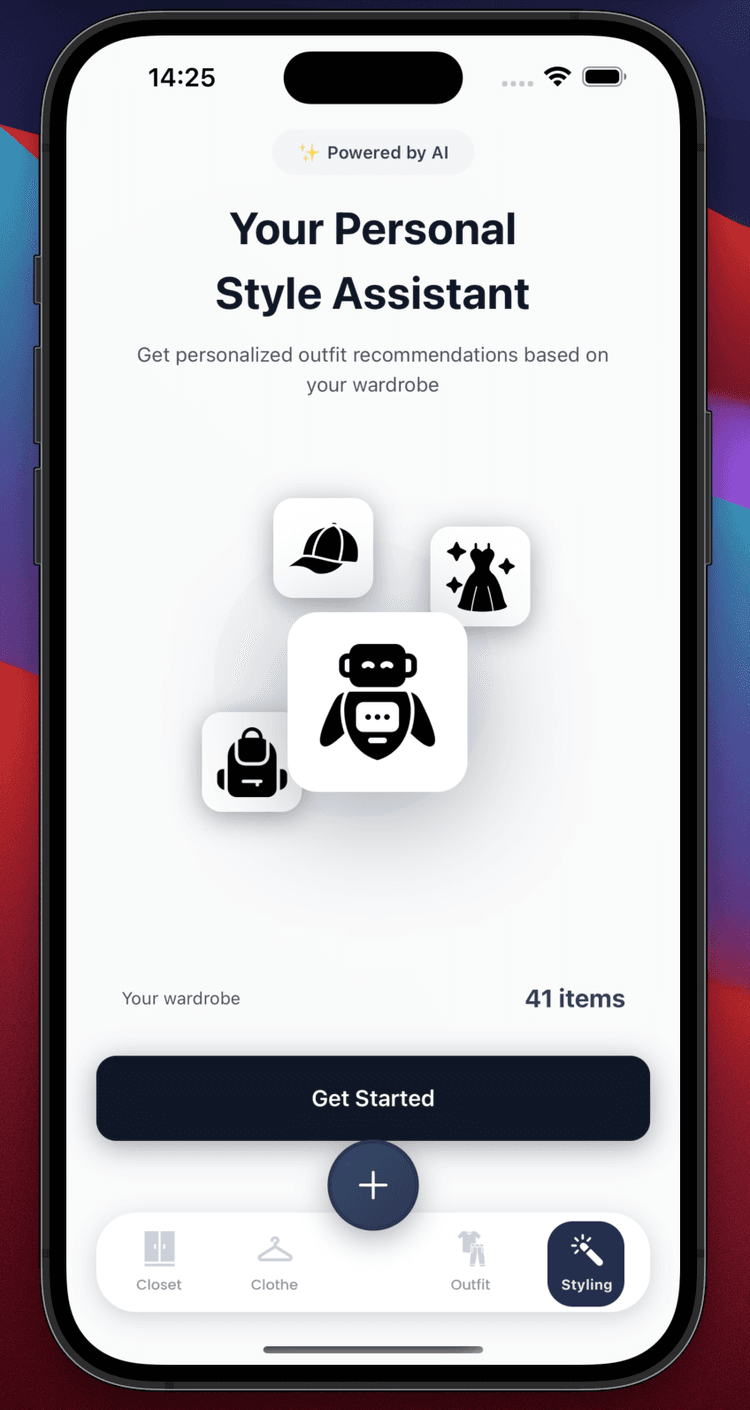 ClosetAI App - Your personal style assistant